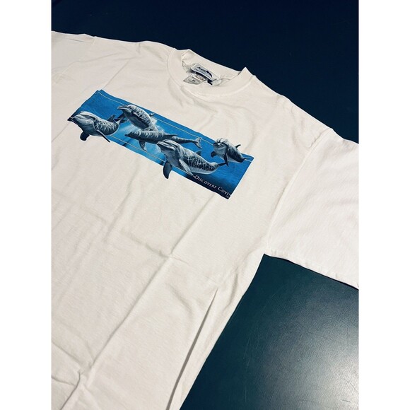 NEW Vintage Discovery Cove Dolphins Theme Park Orlando XL  SeaWorld Florida - Picture 3 of 7